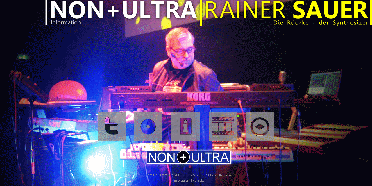 NON+ULTRA Information RAINER SAUER